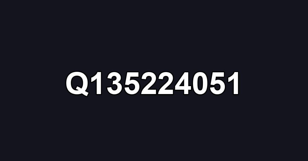 Q135224051