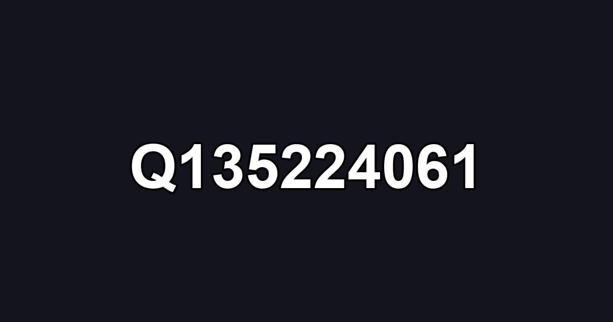 Q135224061