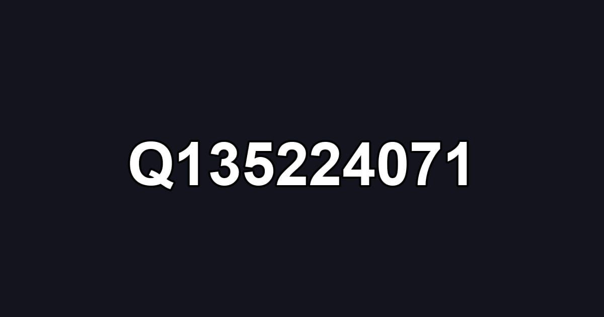 Q135224071