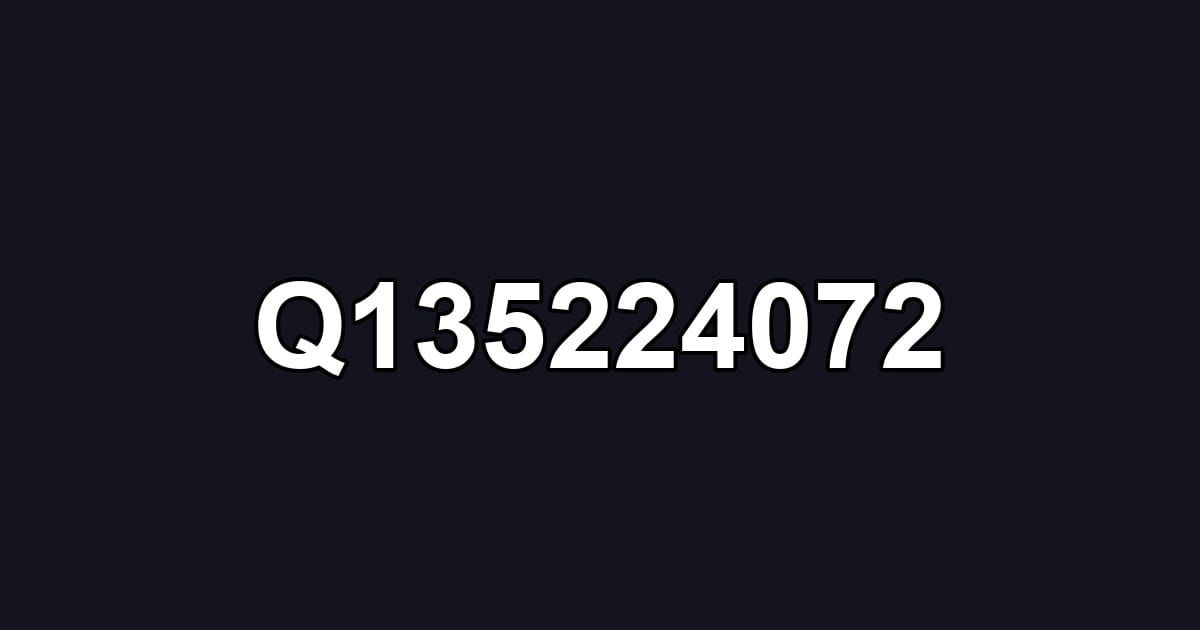Q135224072