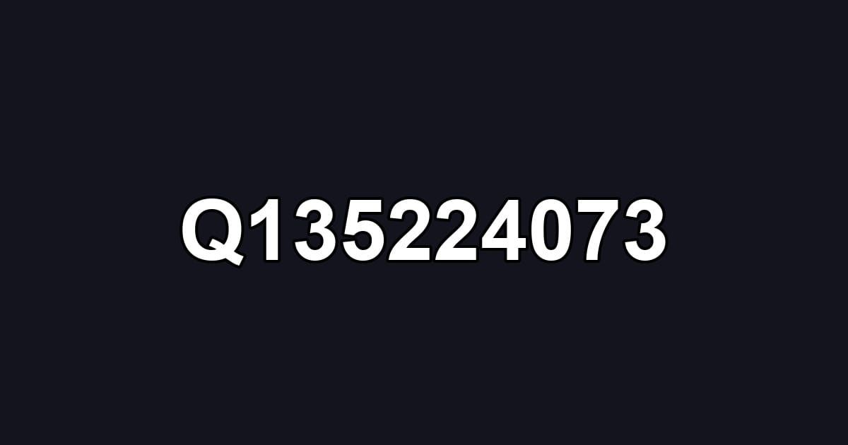 Q135224073
