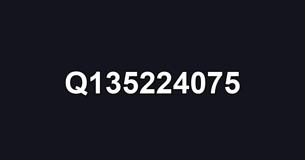 Q135224075