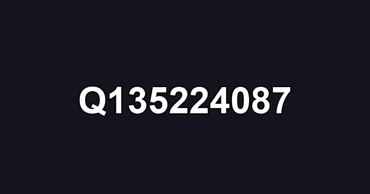Q135224087