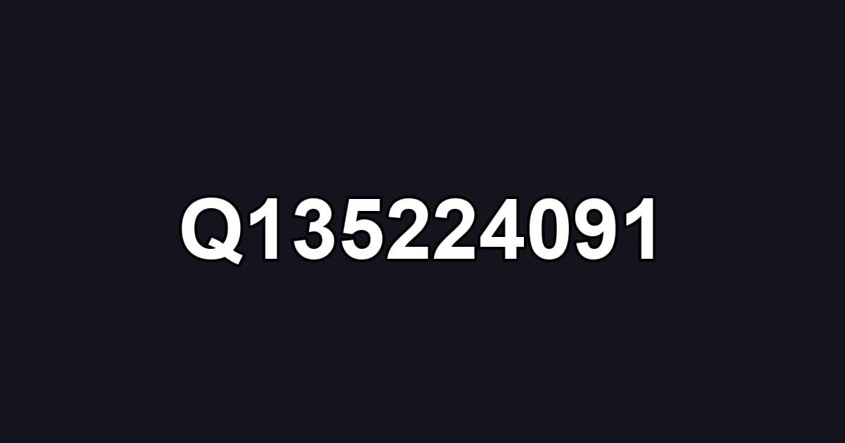 Q135224091