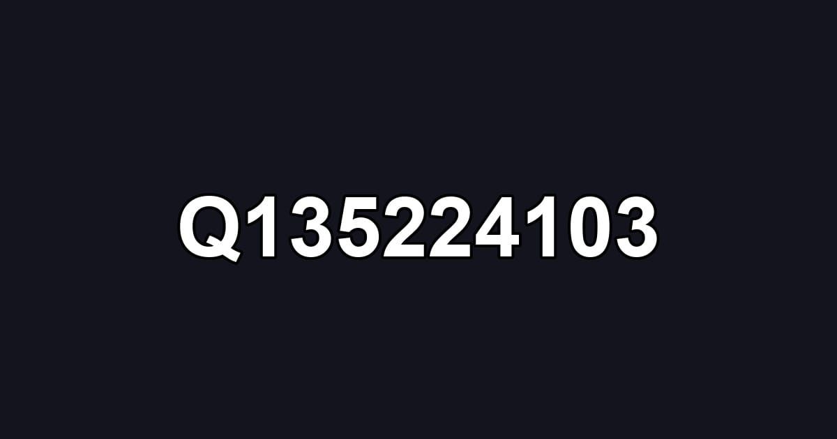 Q135224103