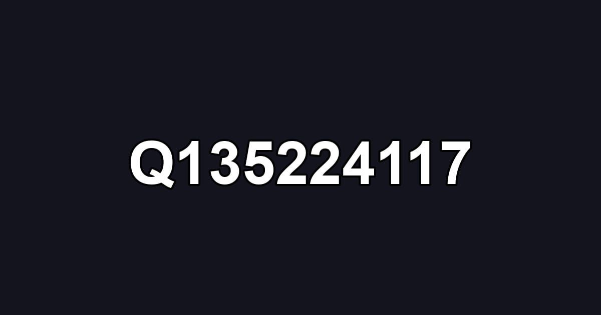 Q135224117