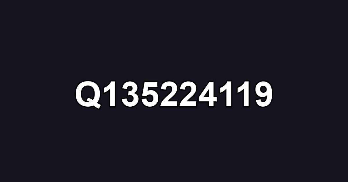 Q135224119