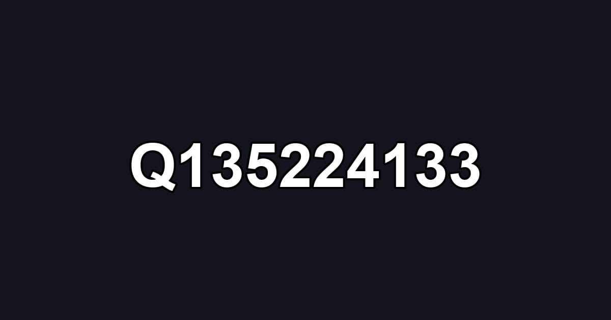 Q135224133