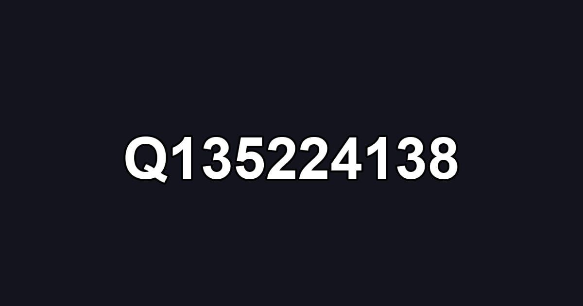 Q135224138