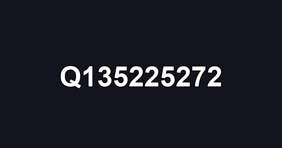 Q135225272