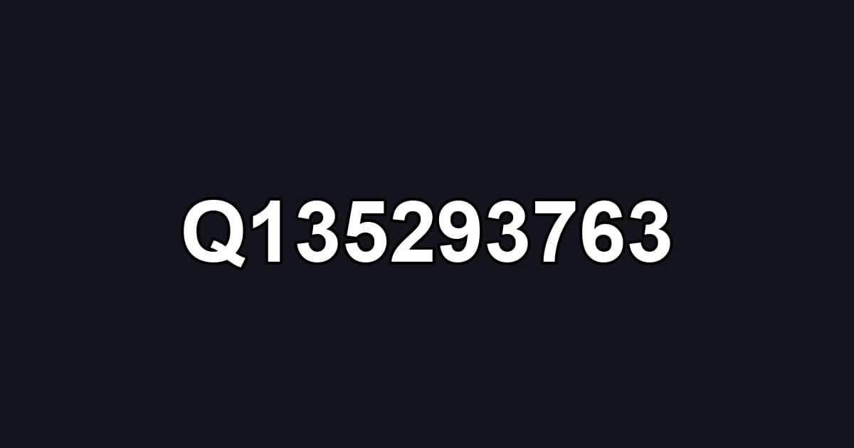 Q135293763