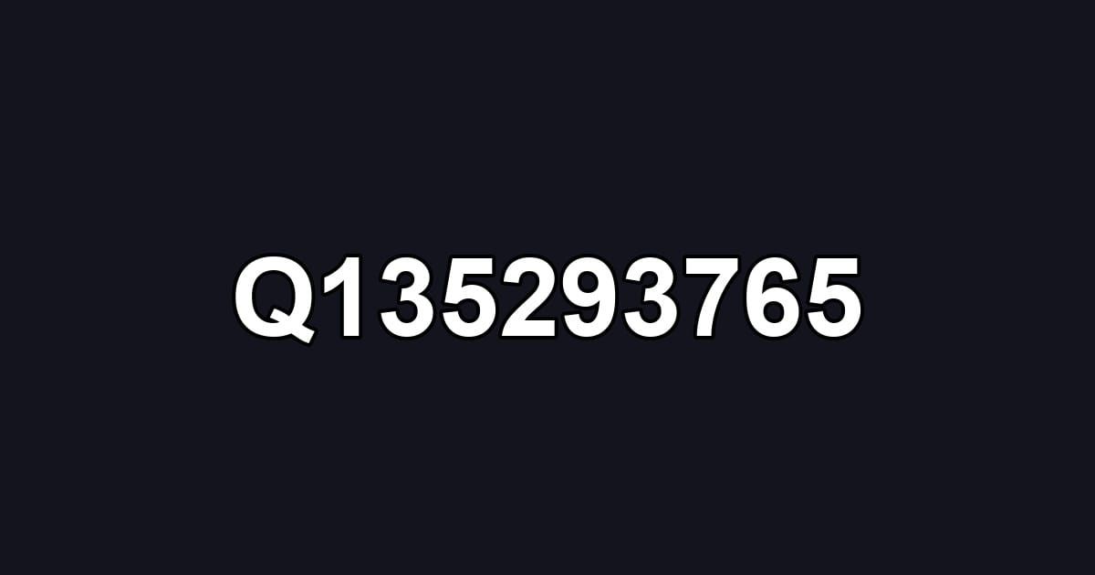 Q135293765