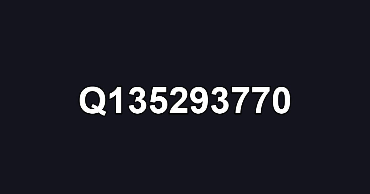 Q135293770