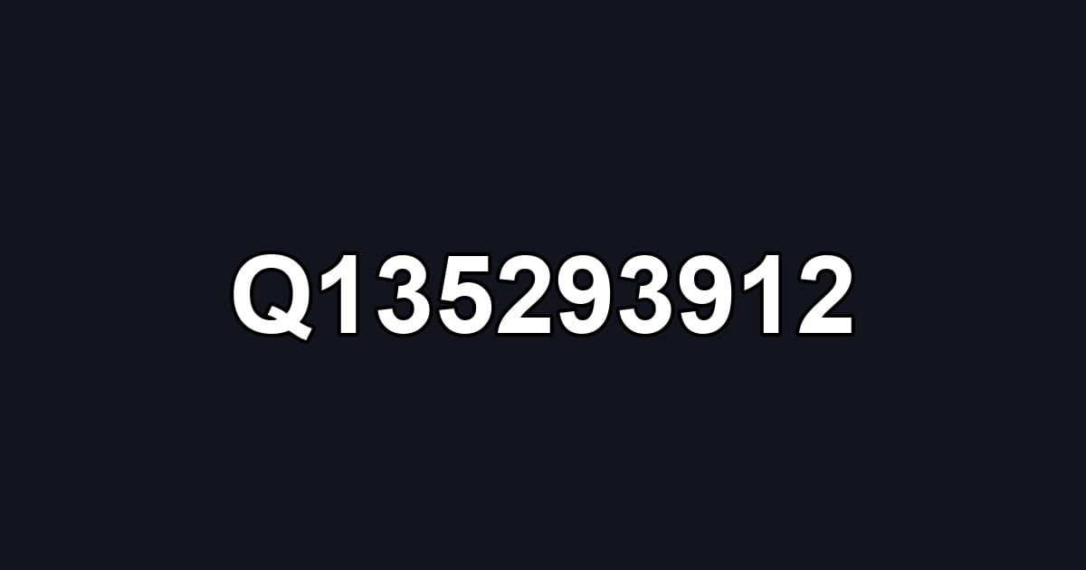 Q135293912
