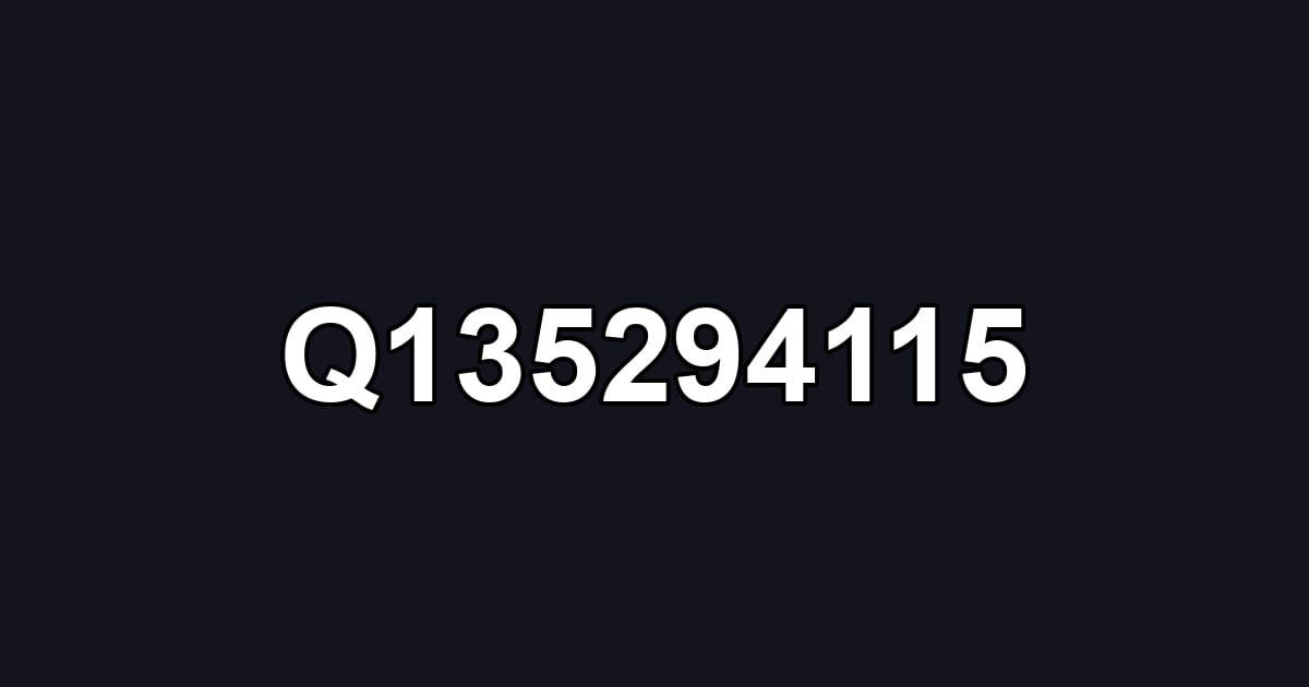 Q135294115