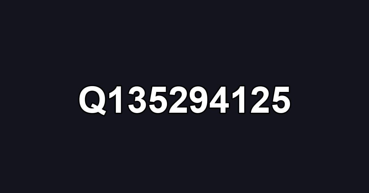 Q135294125