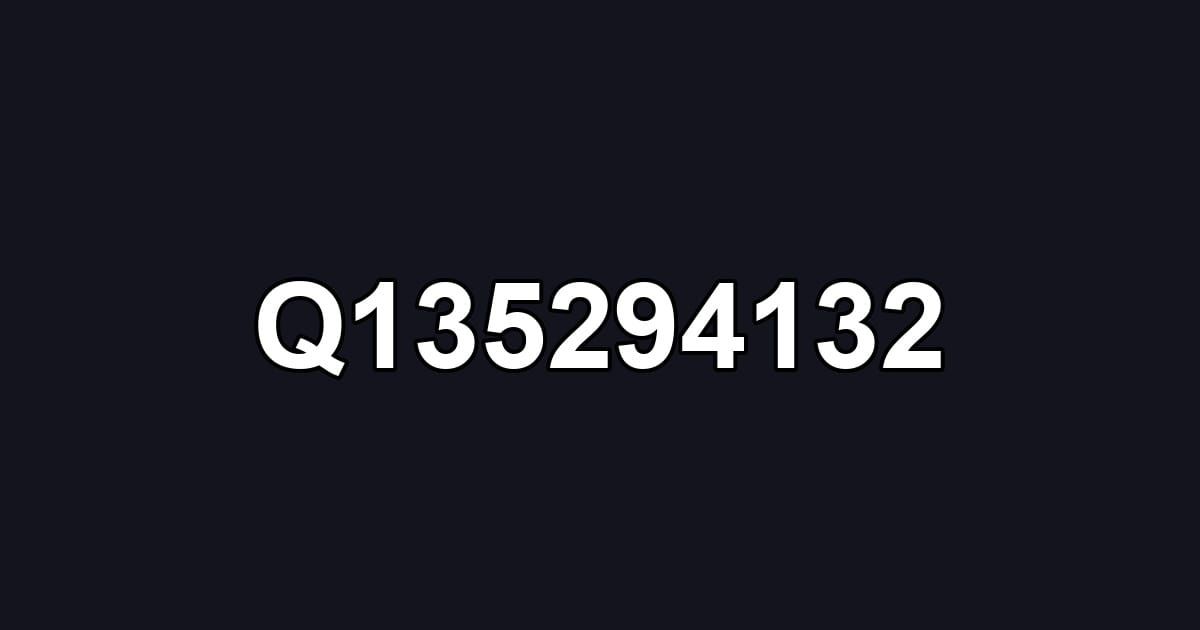 Q135294132