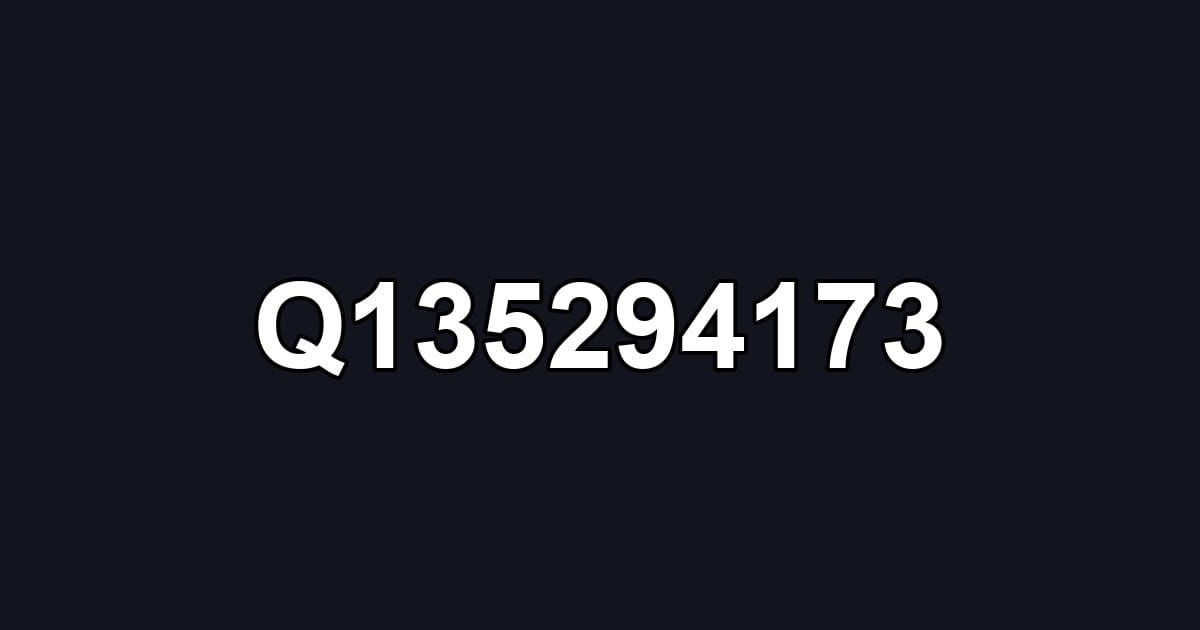 Q135294173