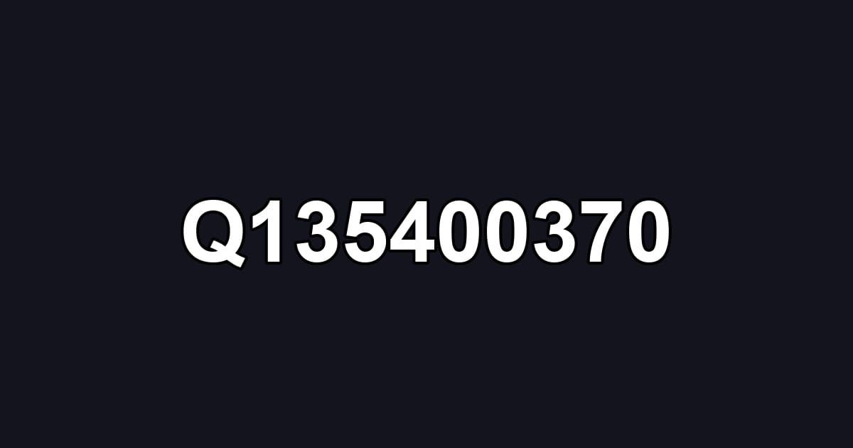 Q135400370