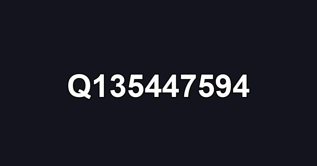 Q135447594