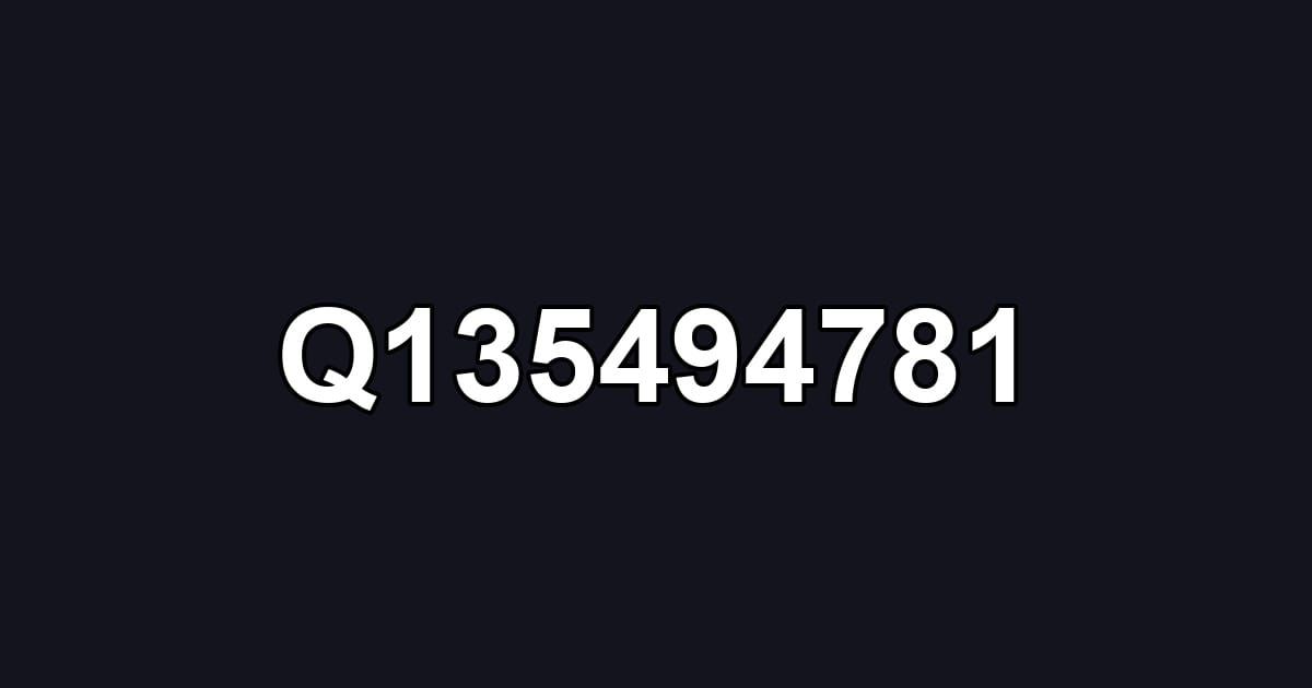 Q135494781