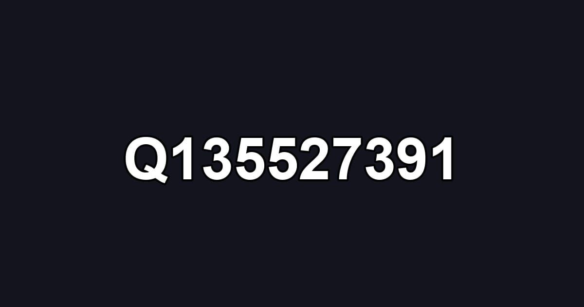 Q135527391