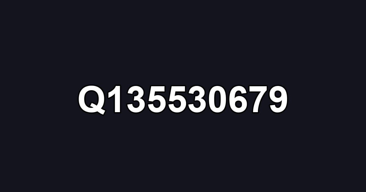 Q135530679