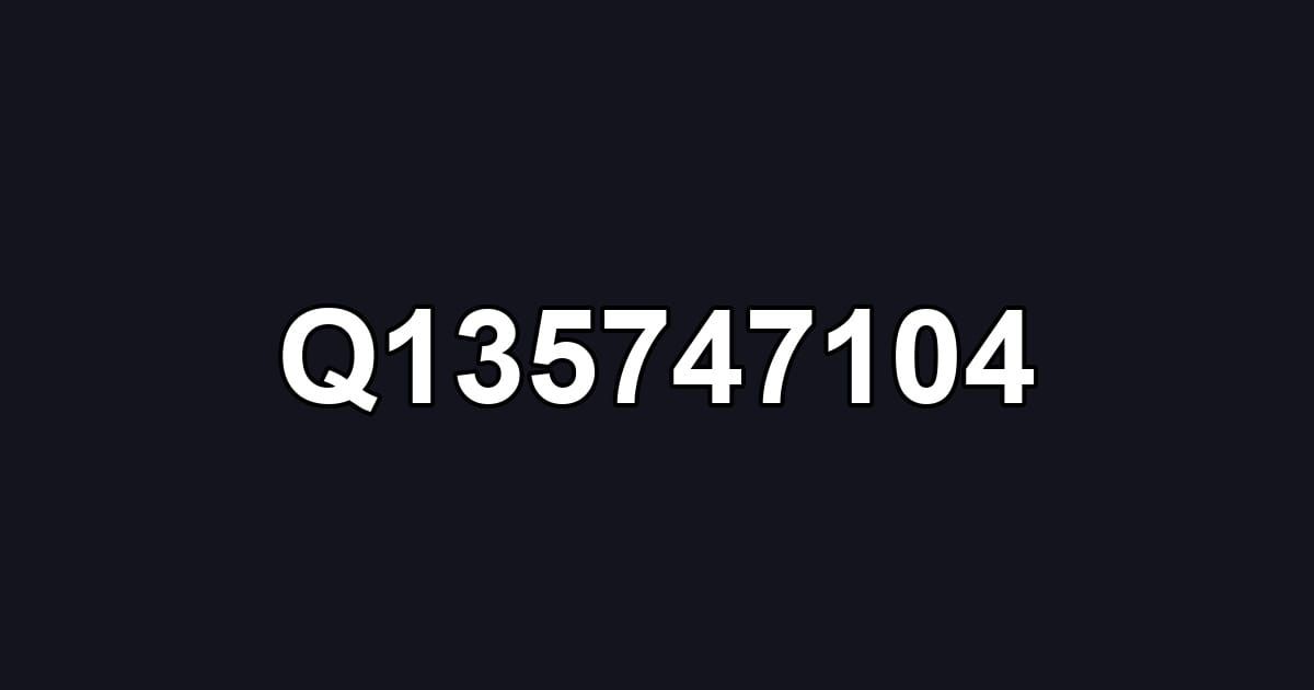 Q135747104