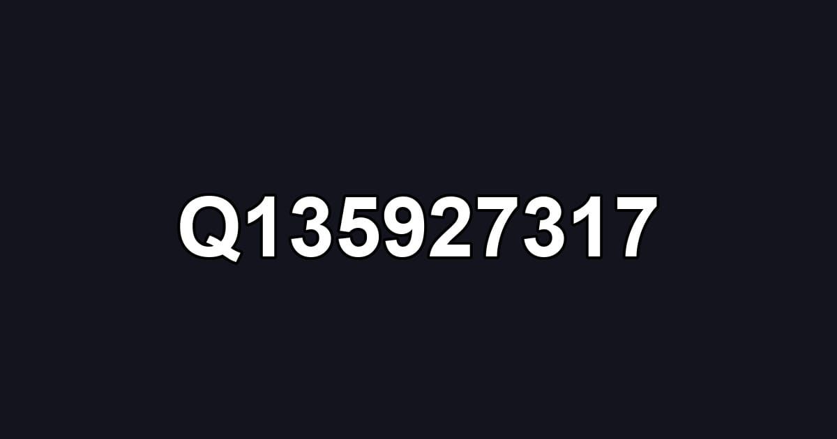 Q135927317