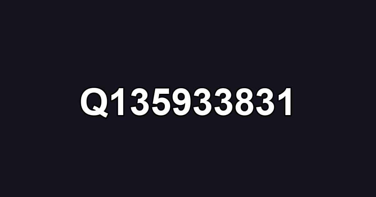 Q135933831