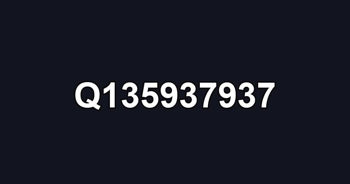 Q135937937