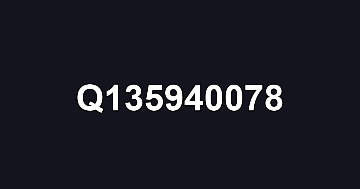 Q135940078