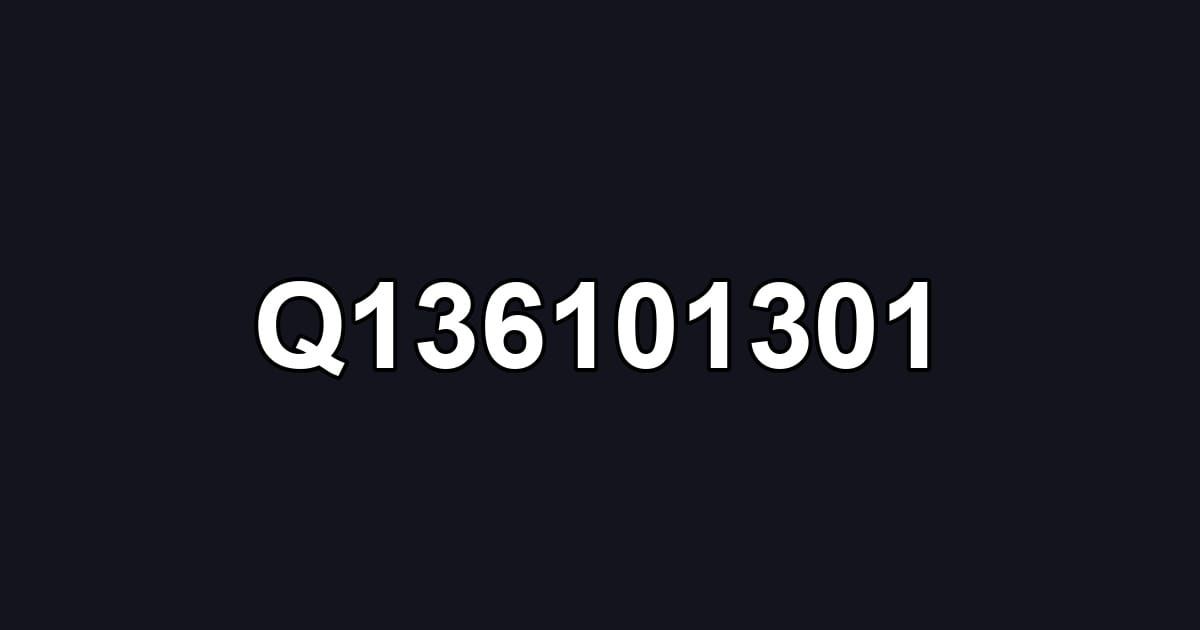 Q136101301