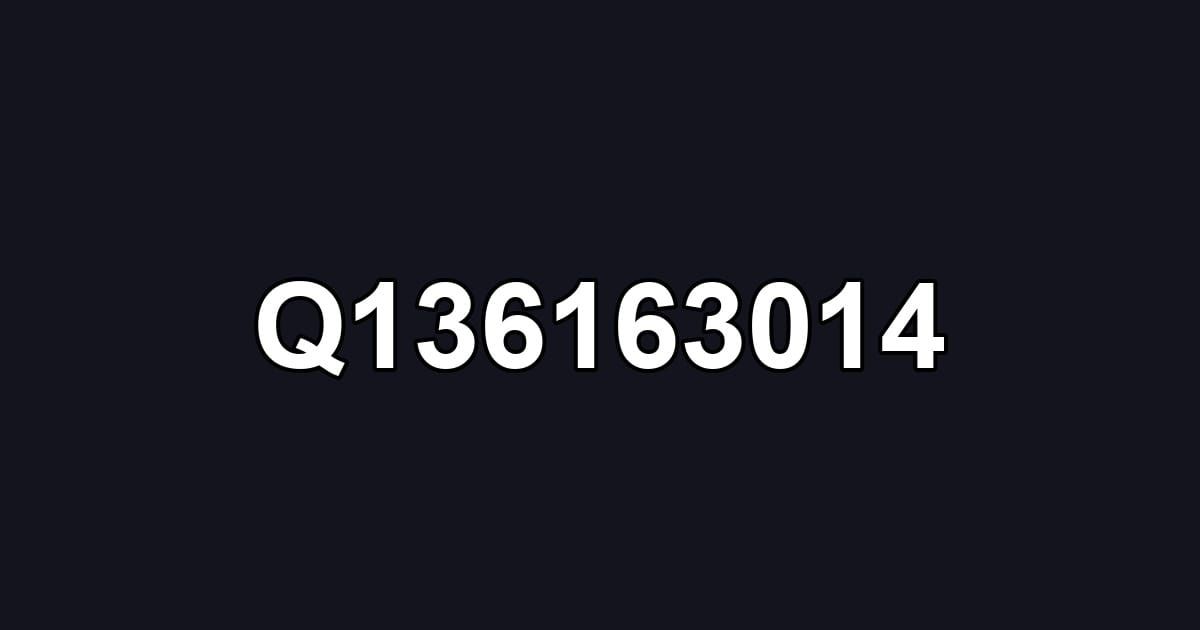 Q136163014