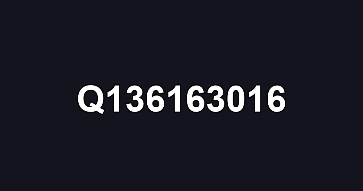 Q136163016