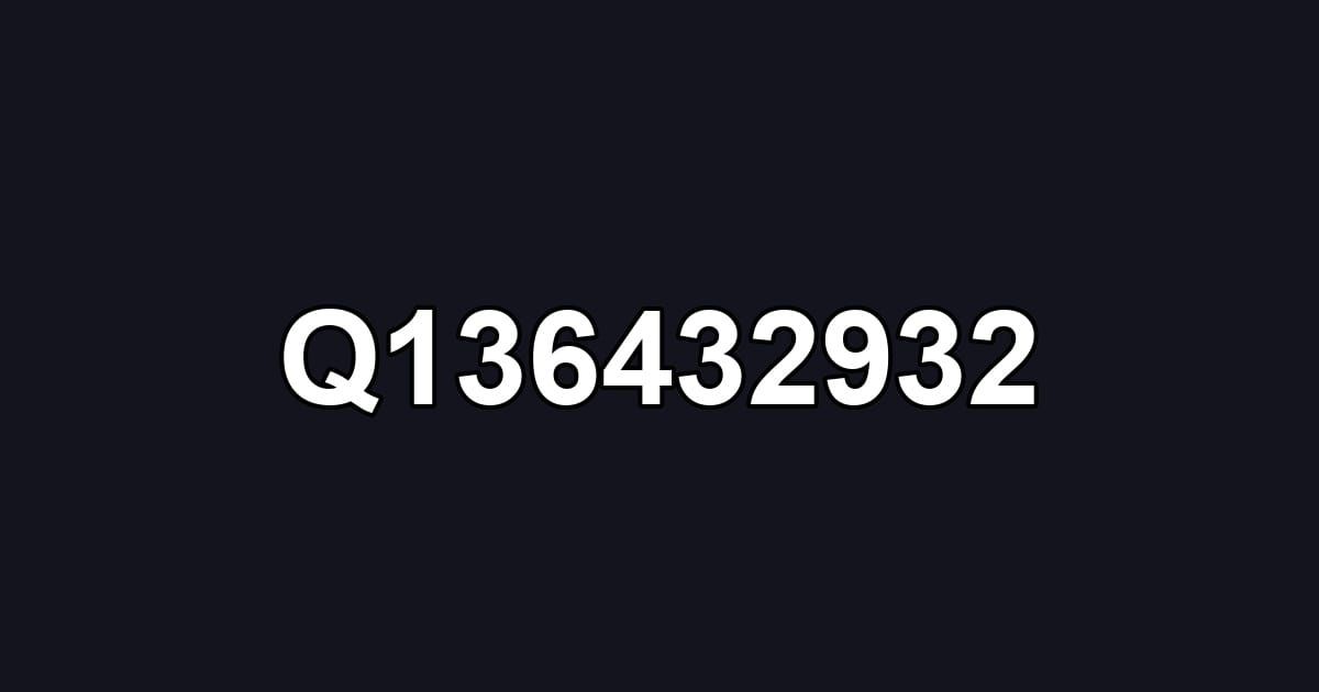 Q136432932