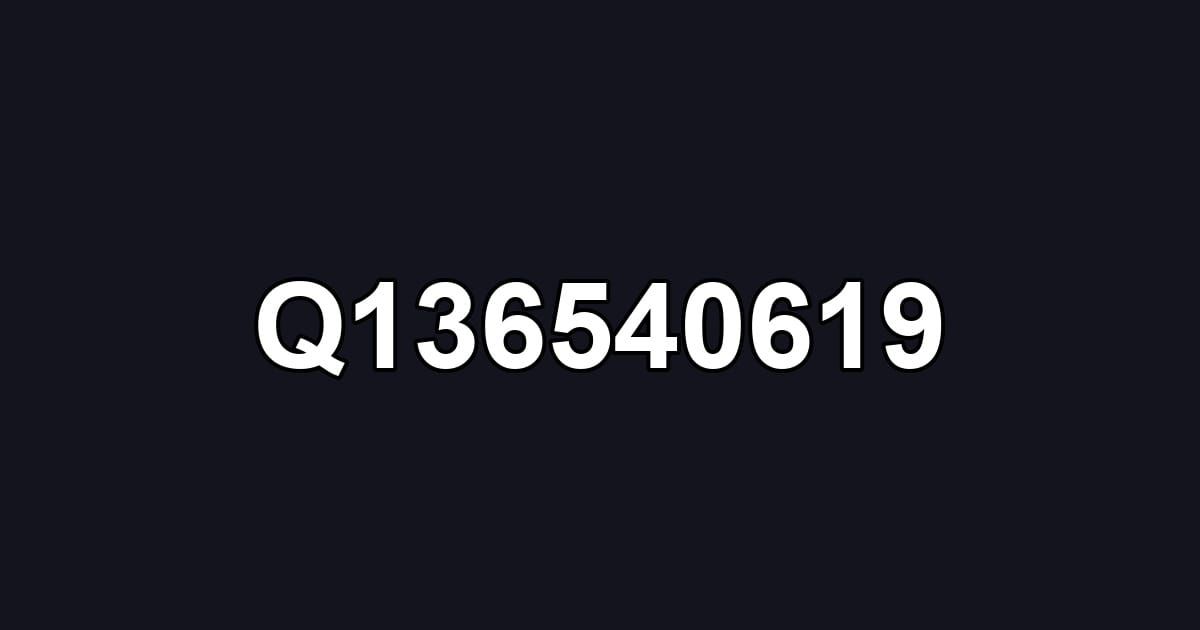 Q136540619