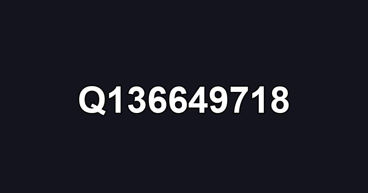 Q136649718