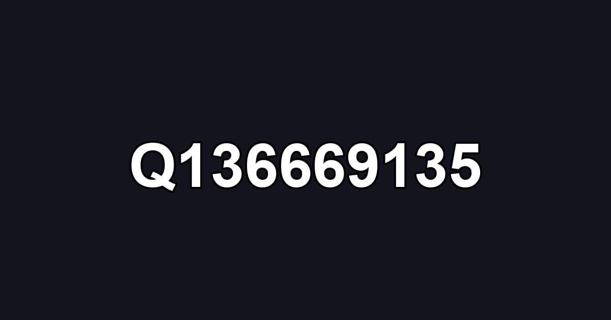 Q136669135