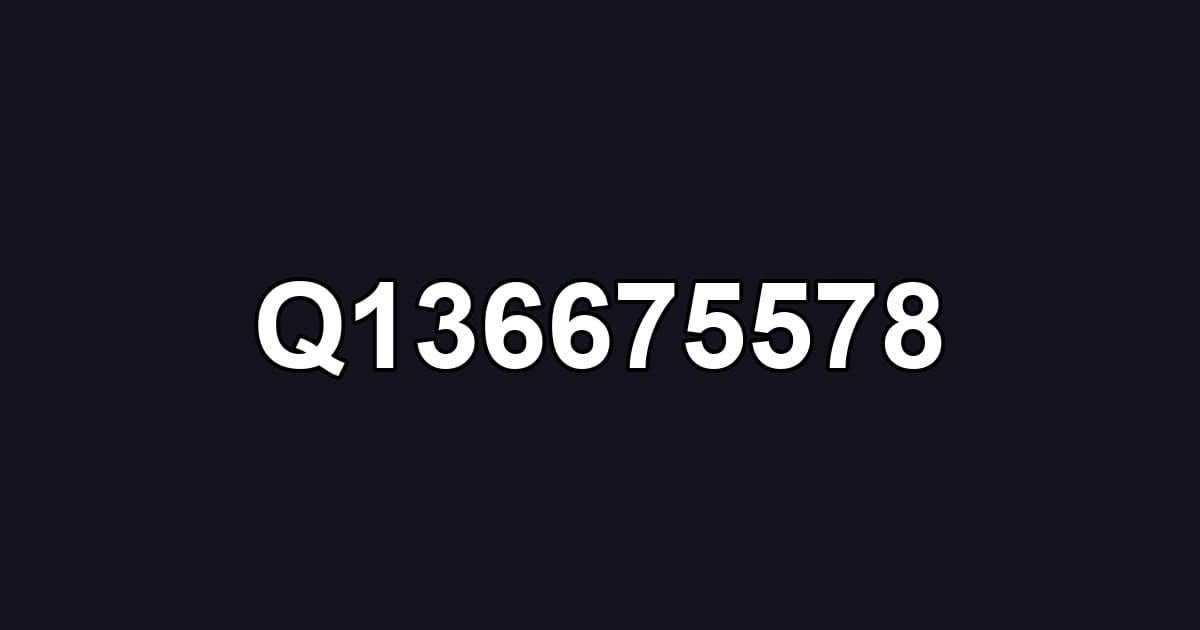 Q136675578