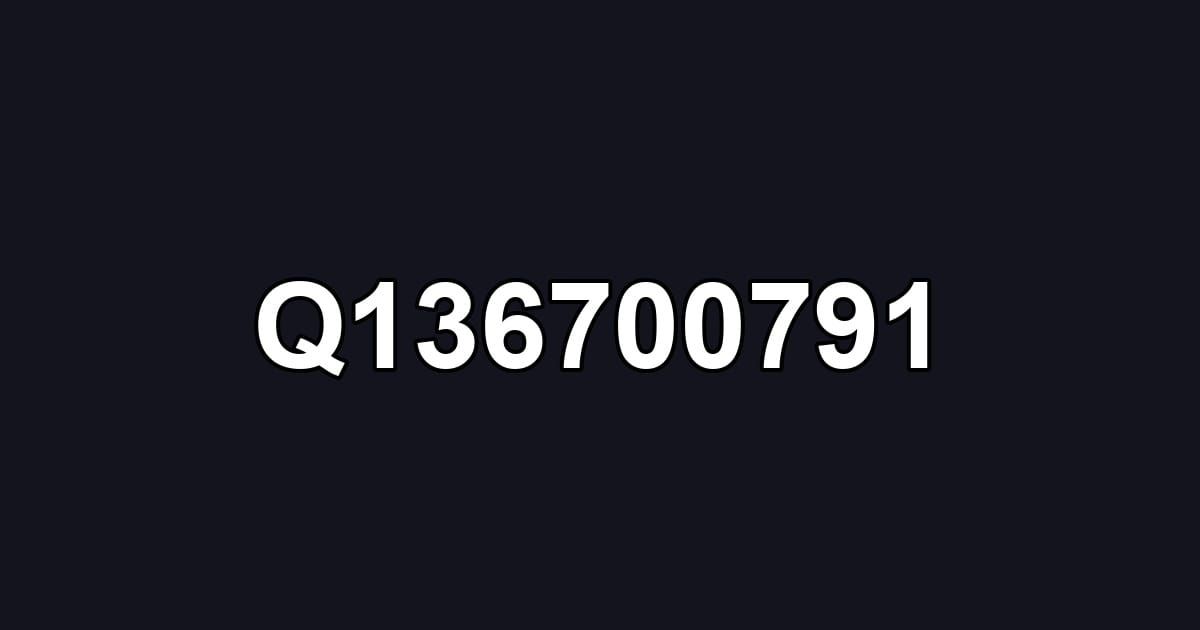 Q136700791