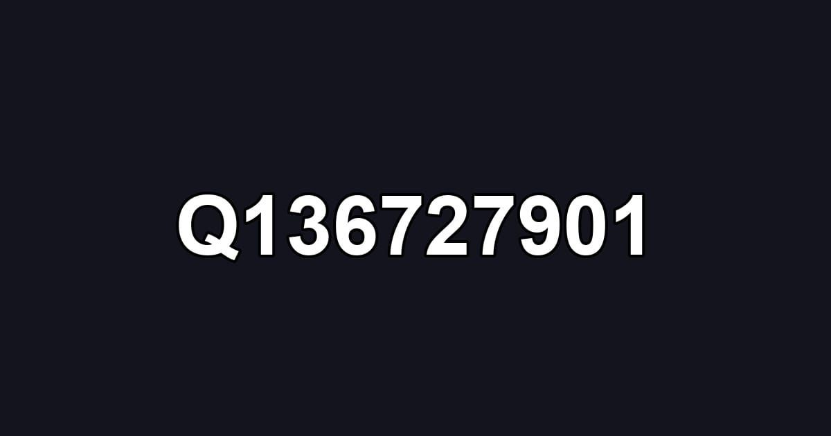 Q136727901