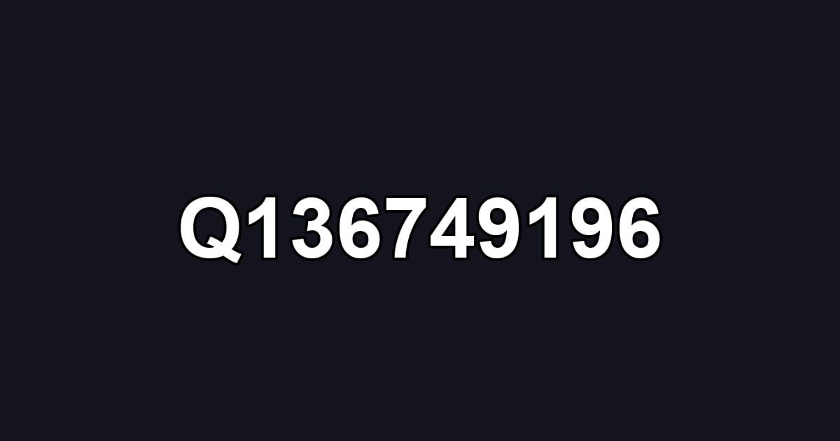 Q136749196