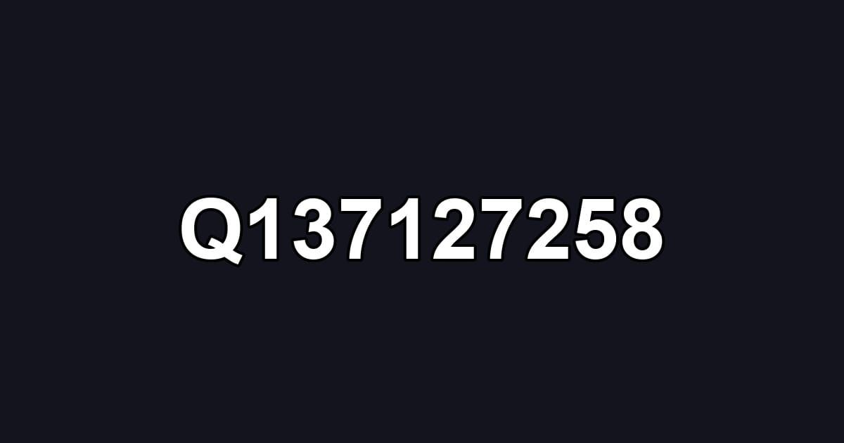Q137127258