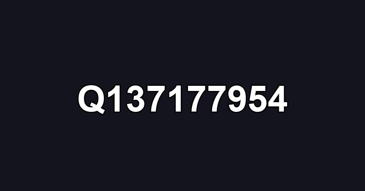 Q137177954