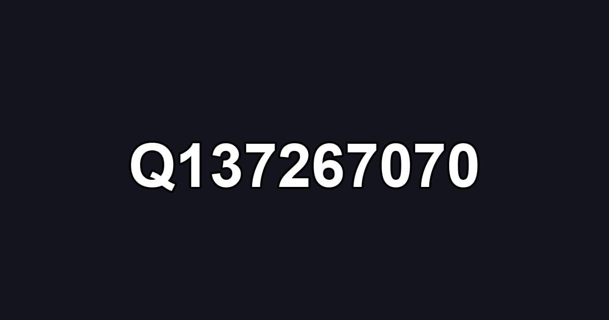 Q137267070