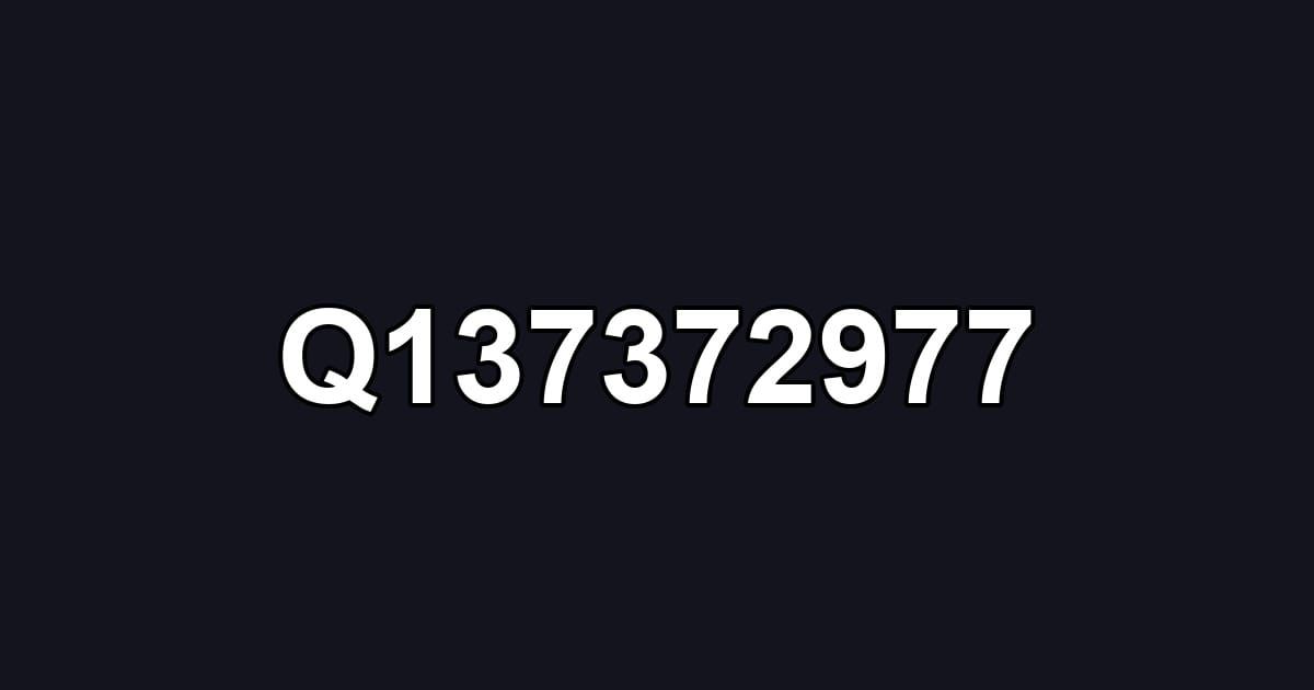 Q137372977