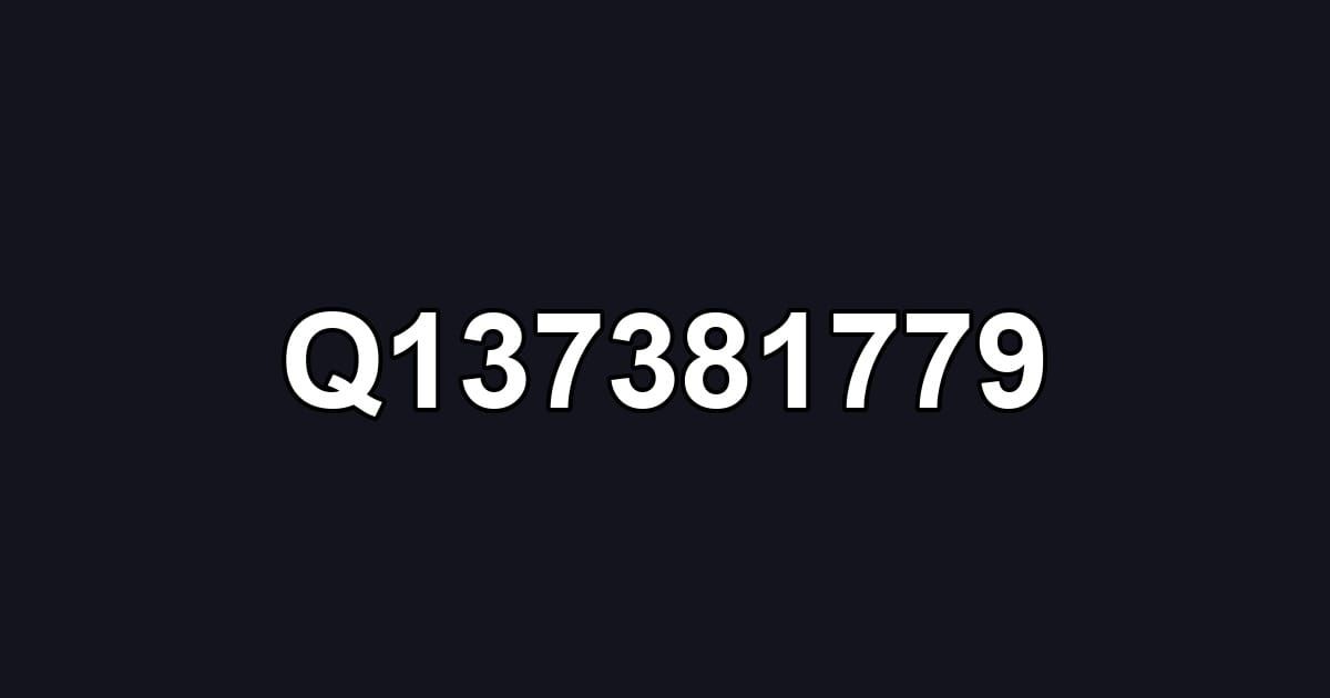 Q137381779