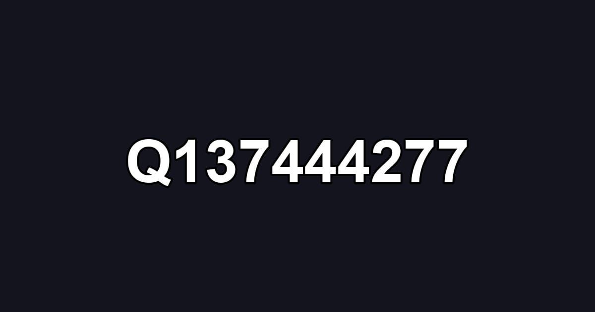 Q137444277