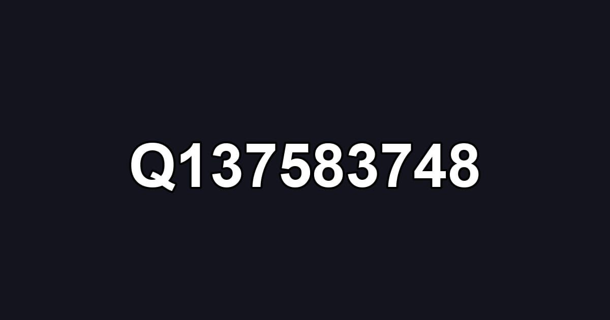 Q137583748